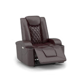 BOSCARE Power Motion Recliner with USB Charge Port and Two Cup Holders