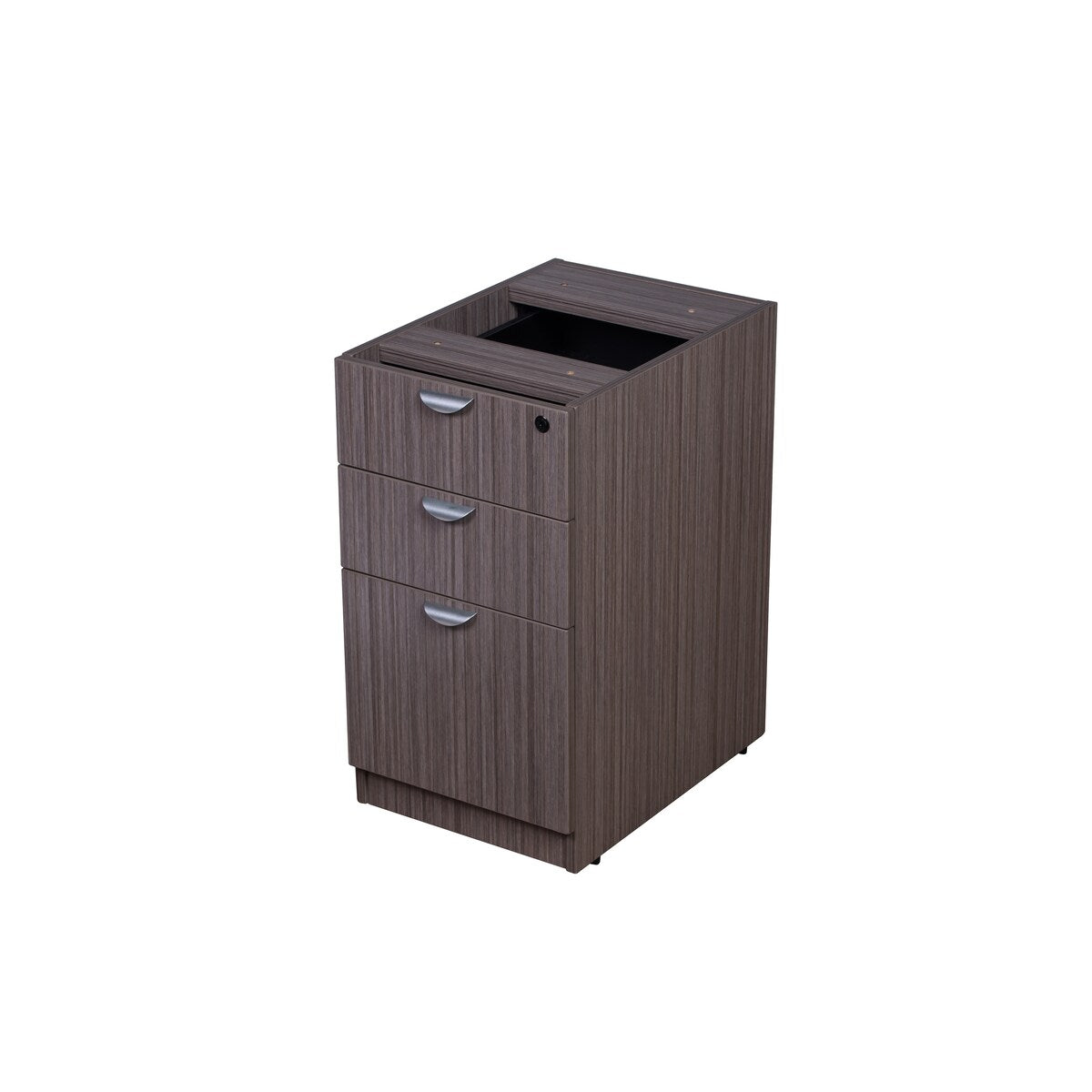 BOSS 71-inch L-Shape Corner Executive Desk with File Pedestal