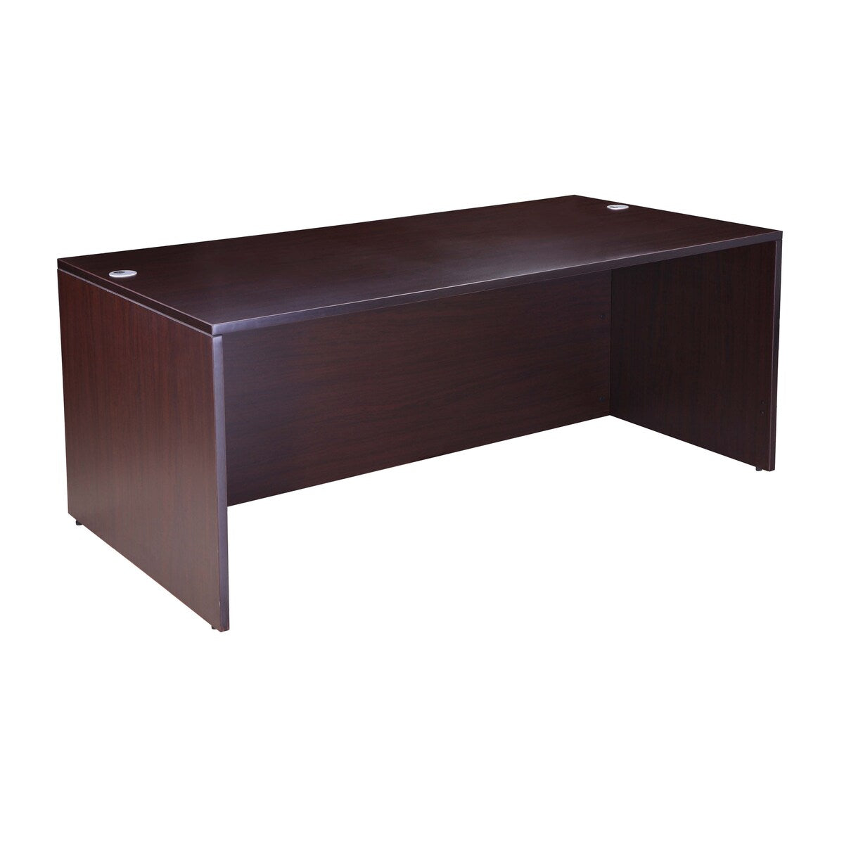 BOSS 71-inch L-Shape Corner Executive Desk with File Pedestal
