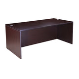 BOSS 71-inch L-Shape Corner Executive Desk with File Pedestal