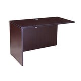 BOSS 71-inch L-Shape Corner Executive Desk with File Pedestal