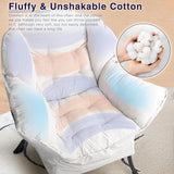 BOSSIN Fabric Lazy Chair for Adults,Modern Comfortable Chair,Accent Lounge Chair for Living Room,Upholstered Single Sofa Chair