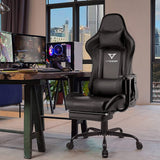 BOSSIN Gaming Chair Ergonomic Video Game Chair High Back Racing Style Chair with Armrest and Footrest