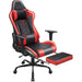 BOSSIN Gaming Chair Ergonomic Video Game Chair High Back Racing Style Chair with Armrest and Footrest