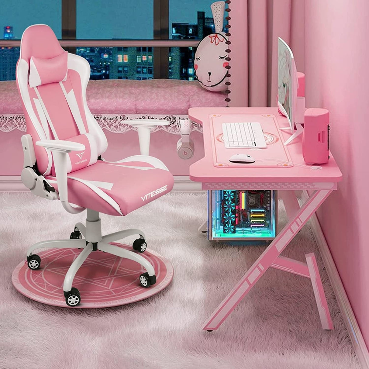 BOSSIN Gaming Chair High Back Computer Office Chair with Lumbar Support and Headrest