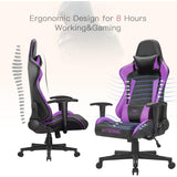 BOSSIN Gaming Chair High Back Computer Office Chair with Lumbar Support and Headrest