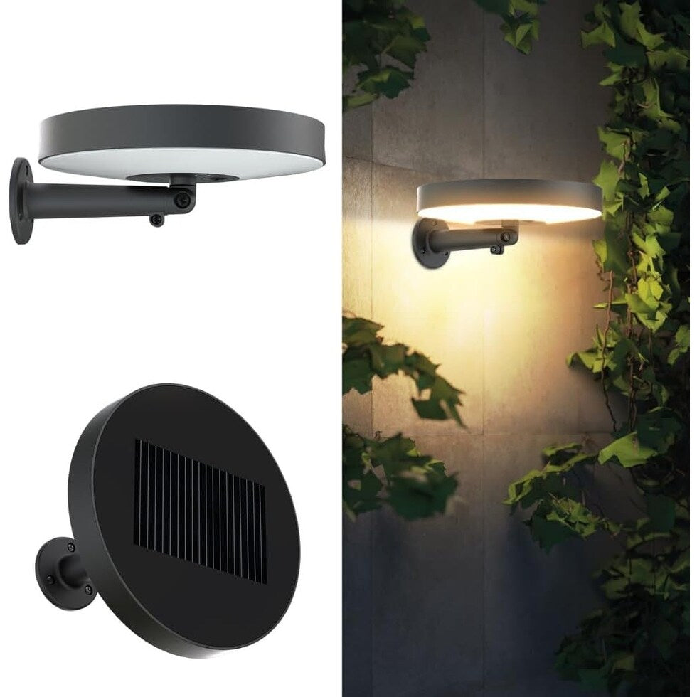 BRIGHTICONIC Solar Wall Light for Outdoor Decor Front Porch with Motio Overstock