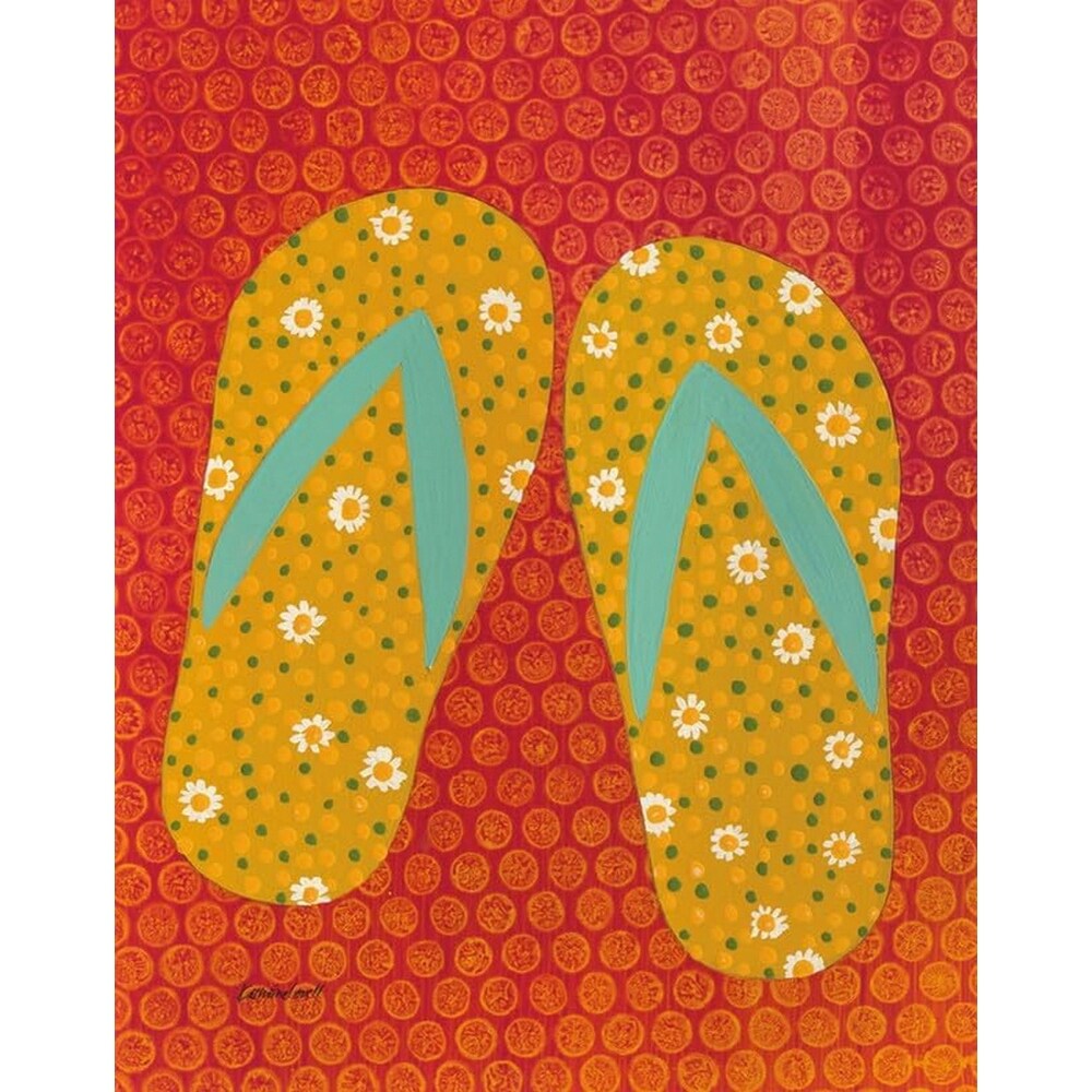 Flip Flop Fun IV Art Poster - Print On Demand