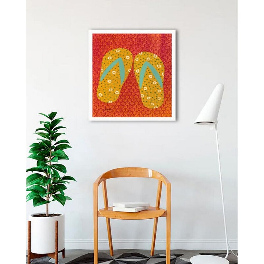 Flip Flop Fun IV Framed Poster