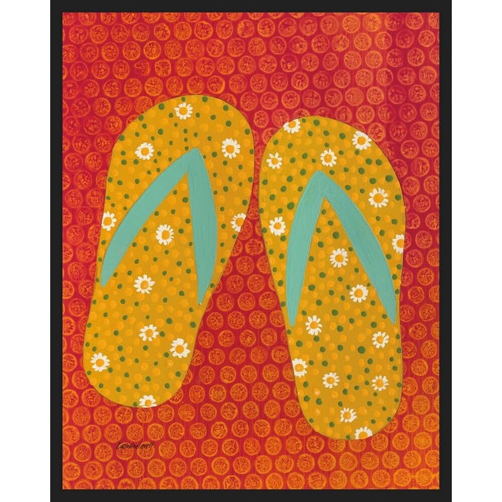 Flip Flop Fun IV Framed Poster