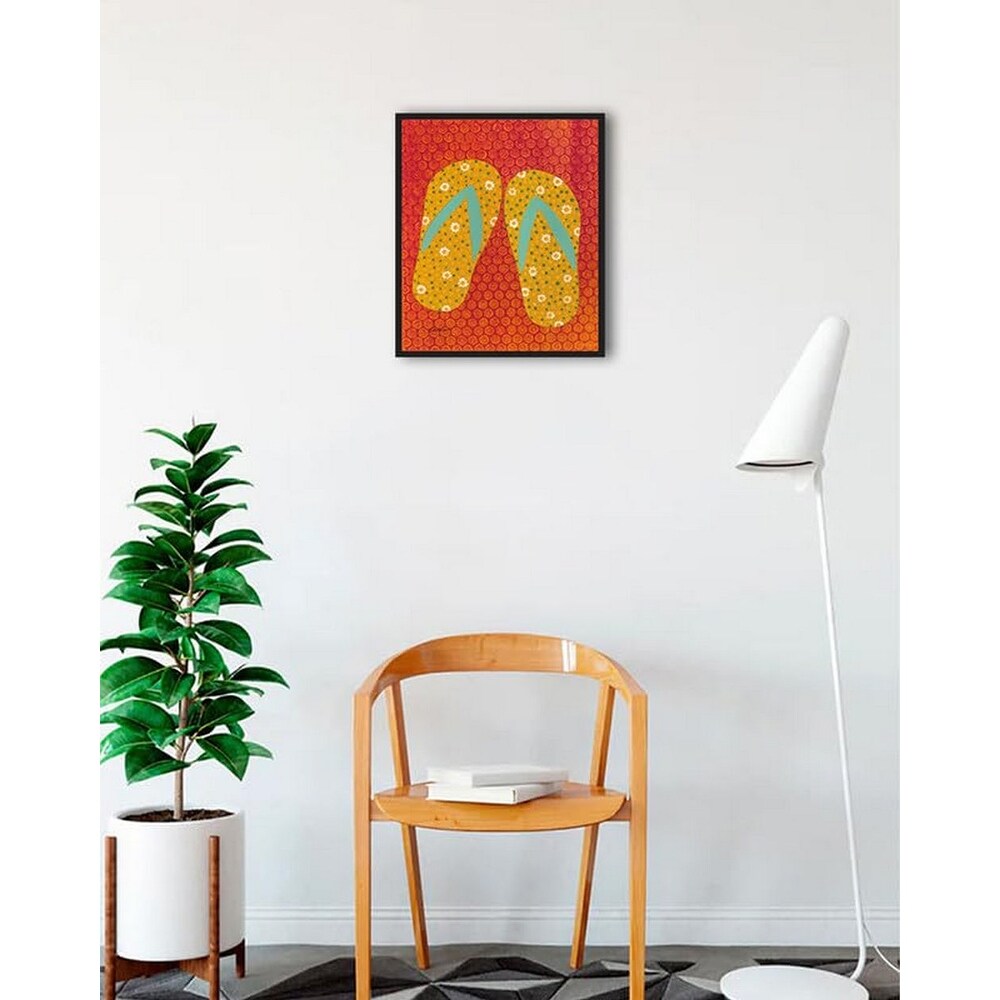 Flip Flop Fun IV Framed Poster