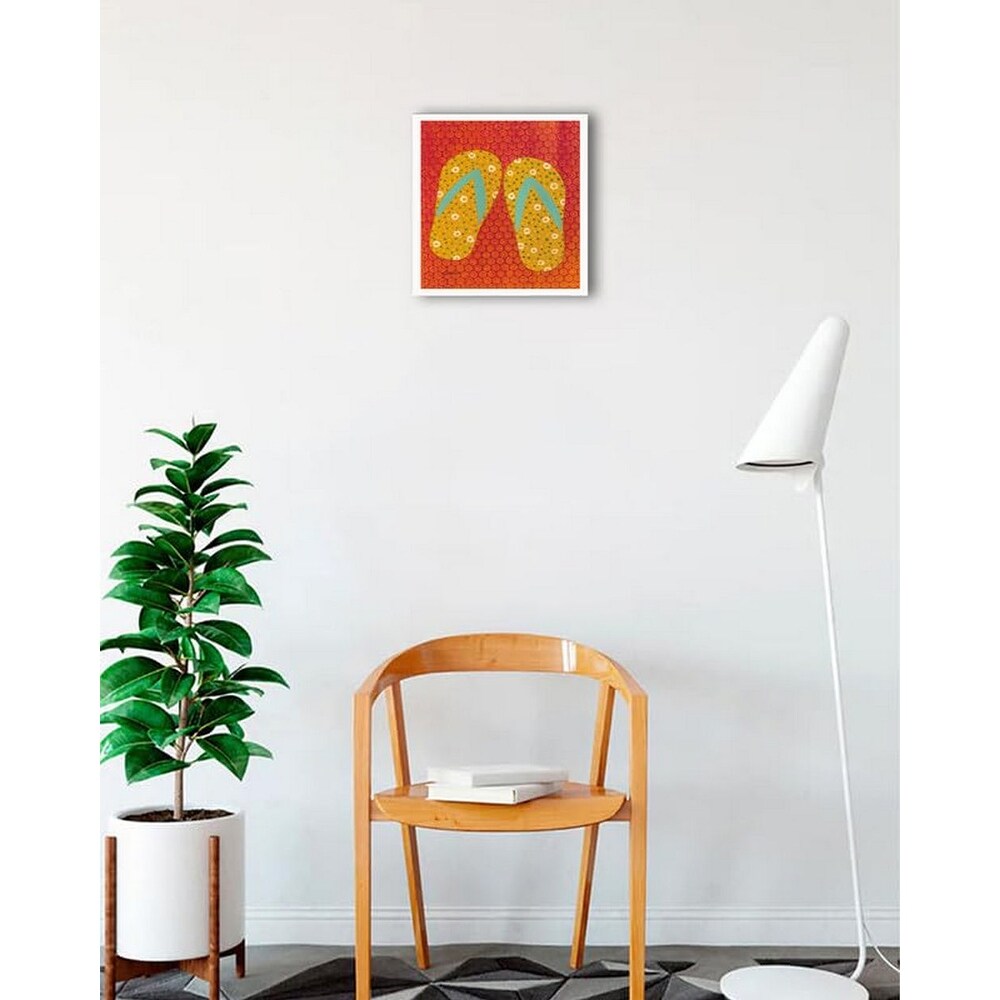 Flip Flop Fun IV Framed Poster