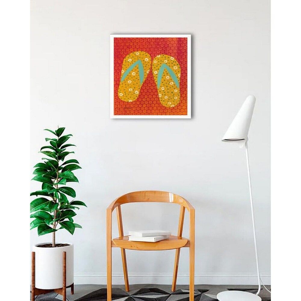 Flip Flop Fun IV Framed Poster