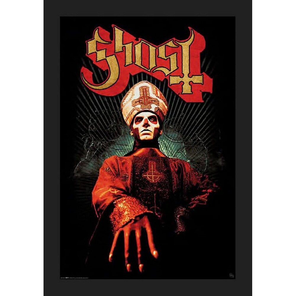 Ghost the Band Papa Emeritus Framed Poster - 24 x 36 Inch