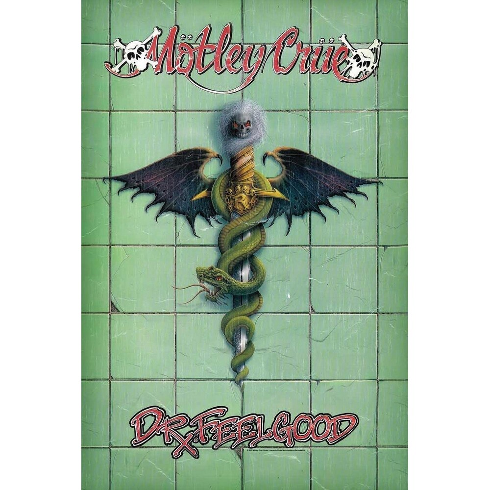 Motley Crue Dr Feelgood Art Poster - 24 x 36 Inch