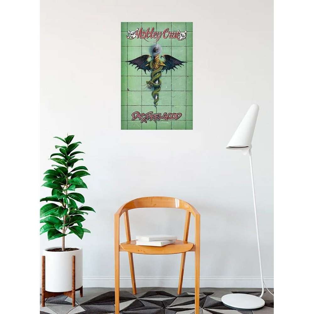 Motley Crue Dr Feelgood Art Poster - 24 x 36 Inch