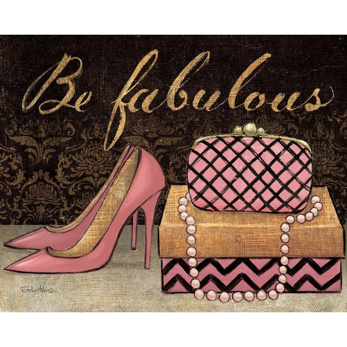 Shoe Fetish Be Fabulous Art Poster - Print On Demand