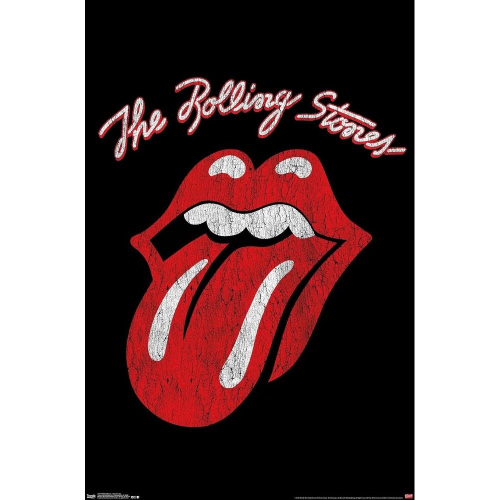 The Rolling Stones - Tongue Art Poster - 24 x 36 Inch