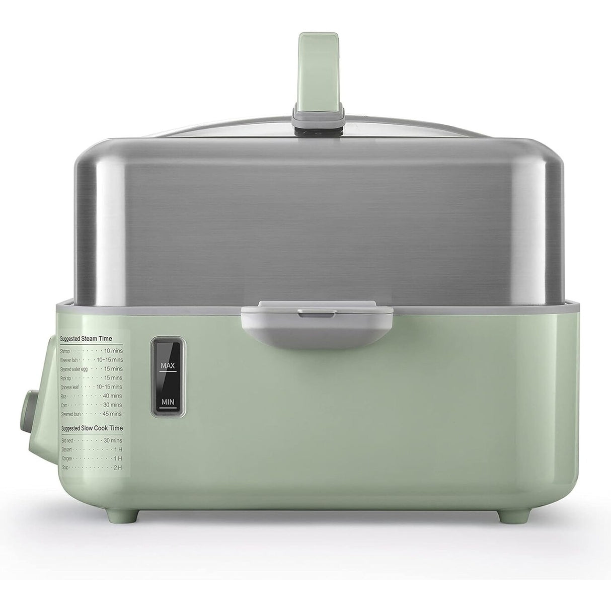 BUYDEEM G563 5-Quart Electric Food Steamer for Cooking, One Touch Vegetable Steamer, Digital Multifunctional Steamer