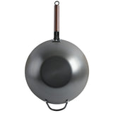 Babish 14-Inch Carbon Steel Flat Bottom Wok