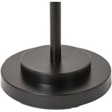 Babo Black and Gold Modern Floor Lamp - 62"H x 23"W x 17"D