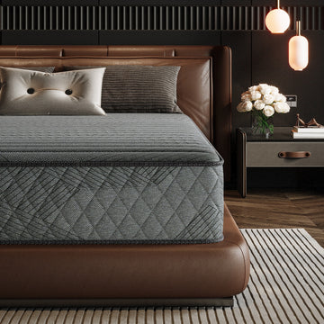 SweDrea 10 in. Medium Firm Gel-infused Memory Foam Hybrid Mattress Cooling and Breathable with CertiPUR-US, SGS and OEKO-TEX
