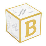 Baby Blocks Guest Book Decoration, Home Decor, 6 Pieces - 3.5" X 3.5"
