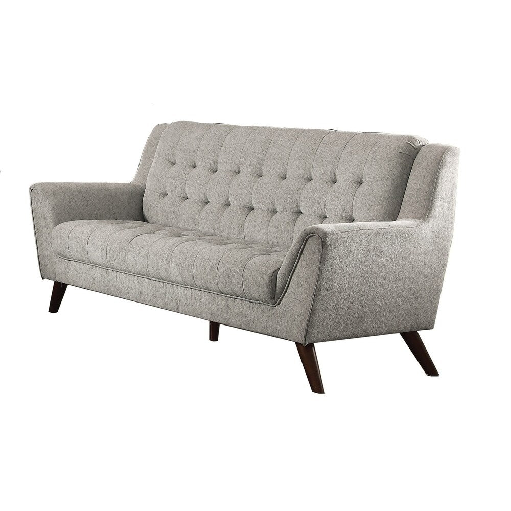 Baby Natalia Mid-century Modern Dove Grey Sofa - 80" x 35" x 39"