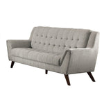 Baby Natalia Mid-century Modern Dove Grey Sofa - 80" x 35" x 39"