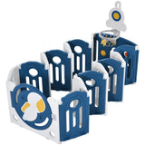 Baby Playpen for Toddler, Astronaut Theme Kids Activity Center, Safety Play Yard Home Indoor & Outdoor Safety Gates