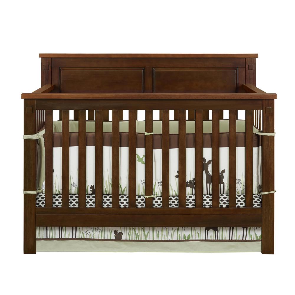 Baby Relax Forrest 4-in-1 Crib - Walnut