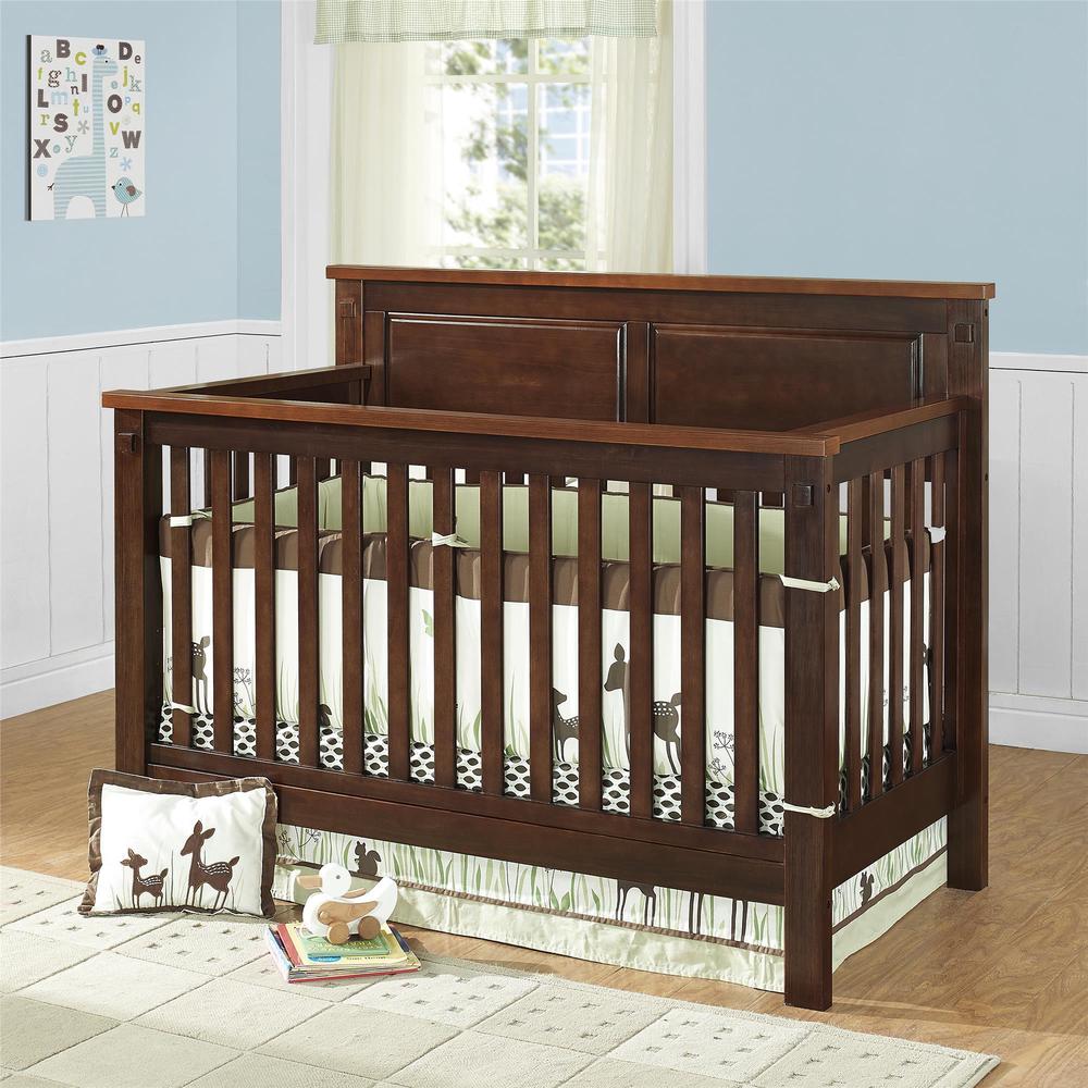 Baby Relax Forrest 4-in-1 Crib - Walnut