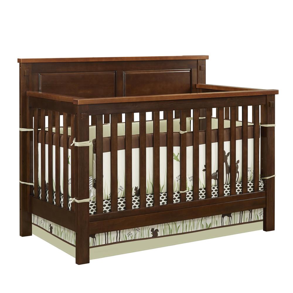Baby Relax Forrest 4-in-1 Crib - Walnut