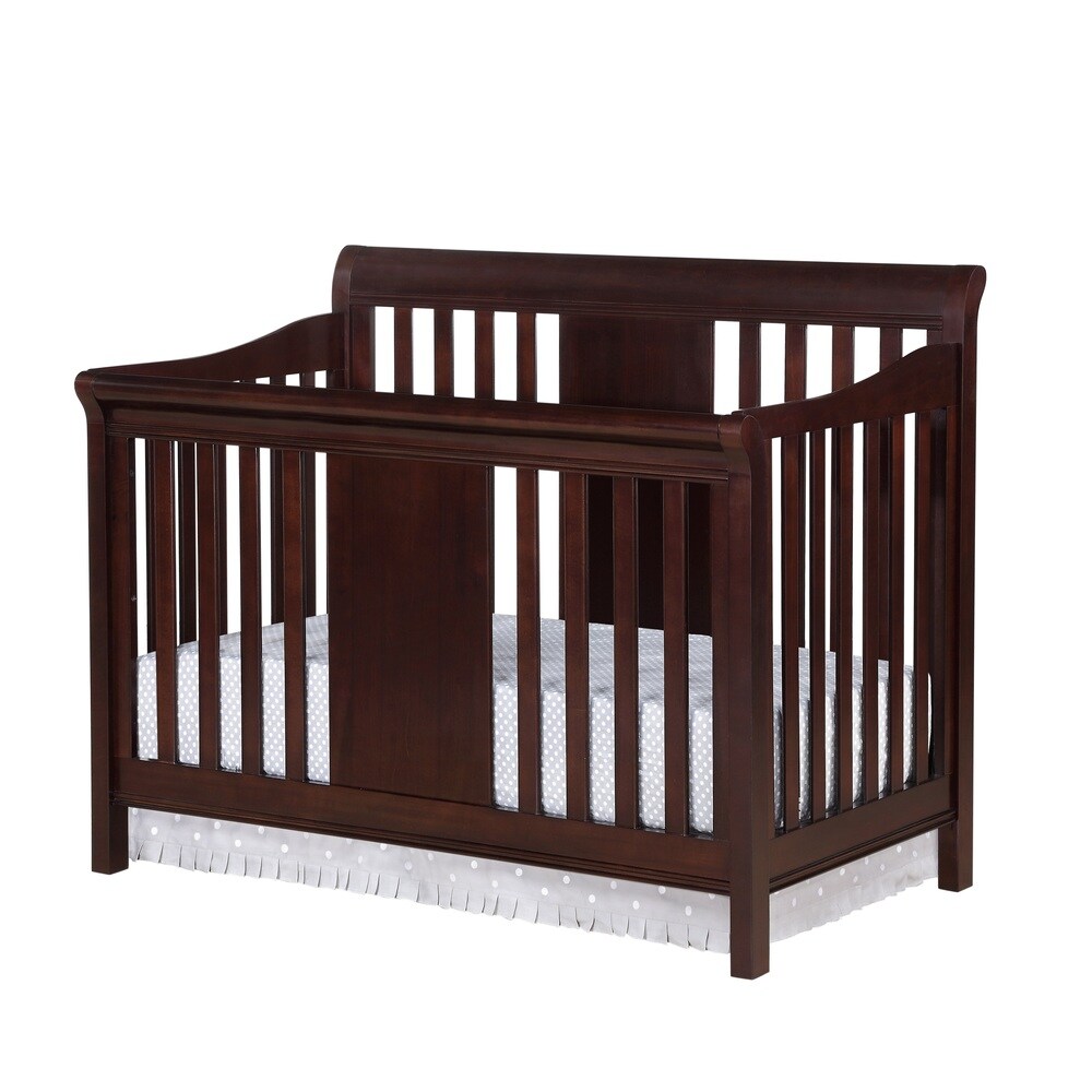 Baby Relax Tamryn Black Cherry 4-in-1 Convertible Crib