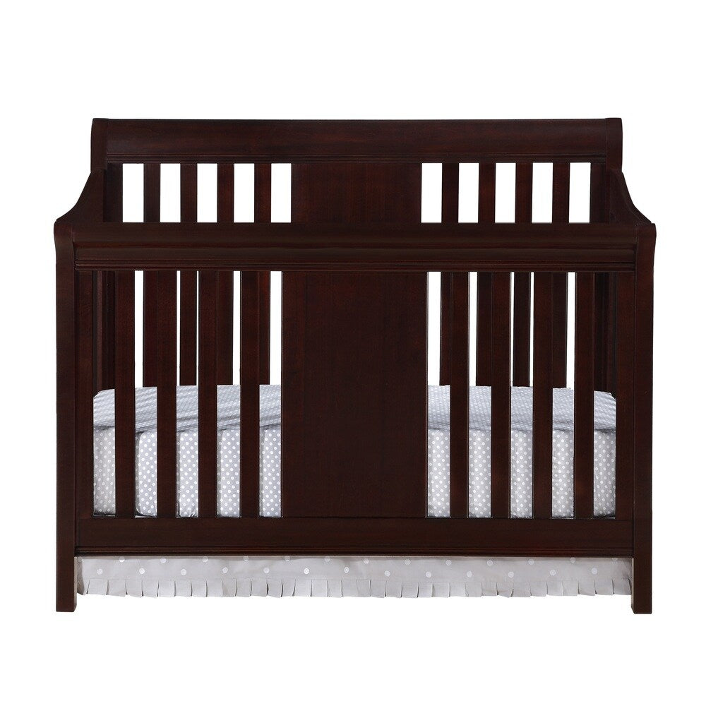 Baby Relax Tamryn Black Cherry 4-in-1 Convertible Crib