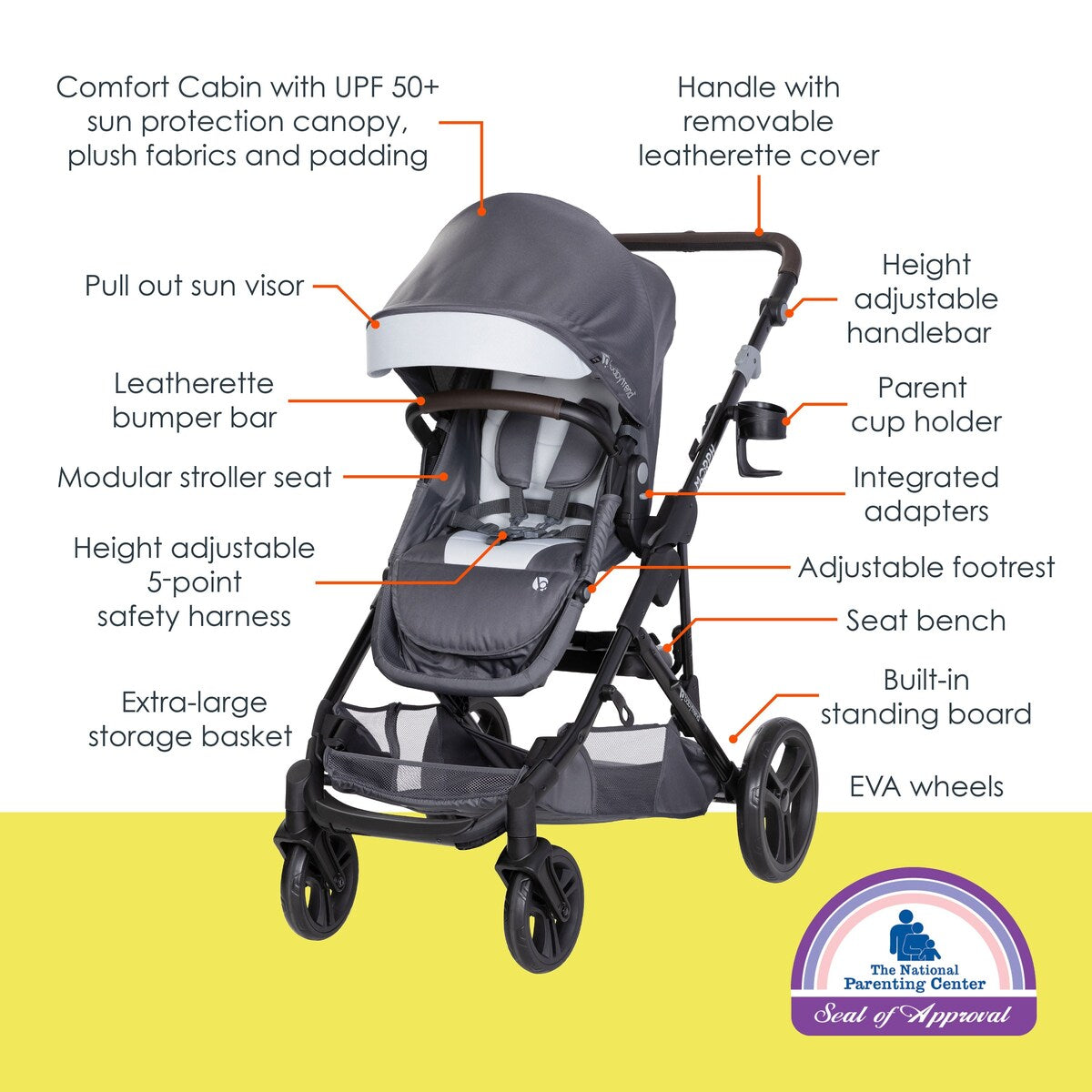 Baby Trend Morph Single to Double Modular Travel System