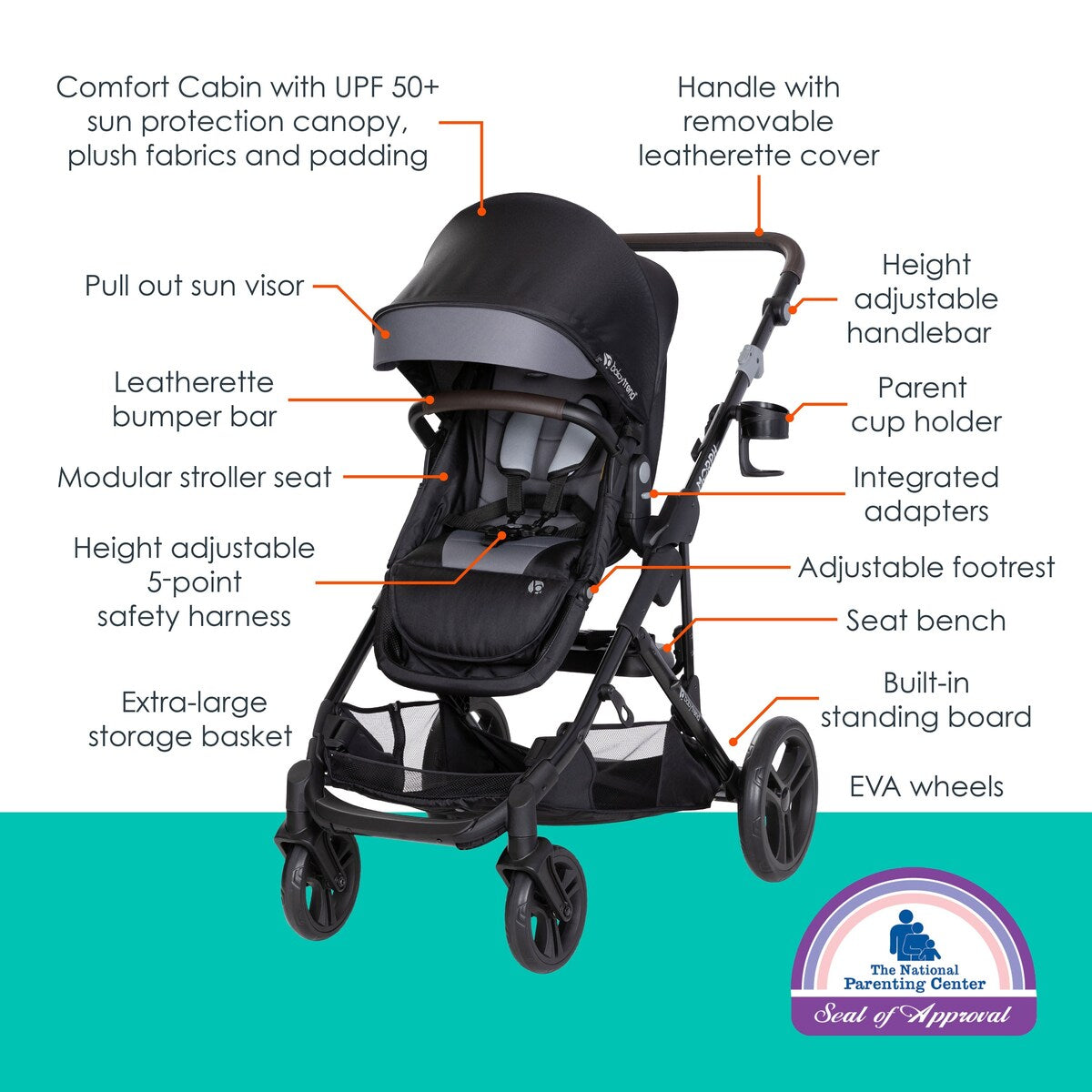 Baby Trend Morph Single to Double Modular Travel System