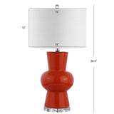 Baird 28.5" Ceramic LED Table Lamp, White by JONATHAN Y