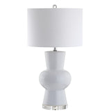 Baird 28.5" Ceramic LED Table Lamp, White by JONATHAN Y