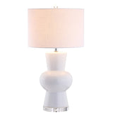 Baird 28.5" Ceramic LED Table Lamp, White by JONATHAN Y