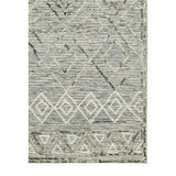 Bakari Parsall Light Gray Hand-Hooked Wool Area Rug