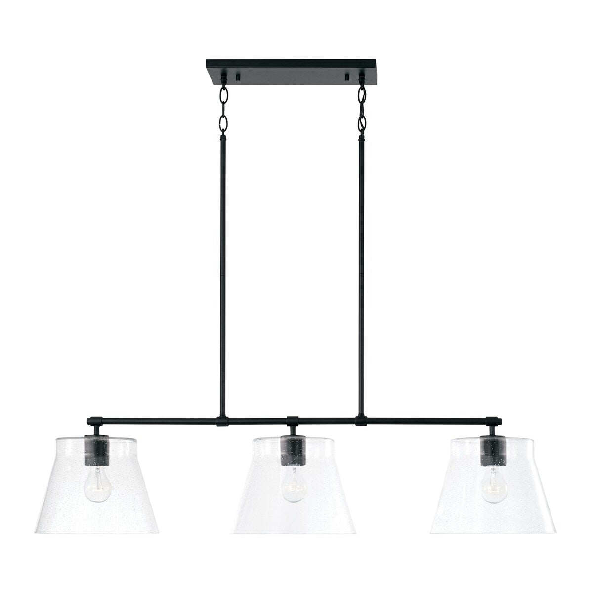 Baker 3-light Island Fixture/ Linear Chandelier