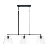 Baker 3-light Island Fixture/ Linear Chandelier
