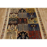 Bakhtiari Genuine Wool Handmade Wool Oriental Area Rug Persian Red - 9'8" x 7'0"