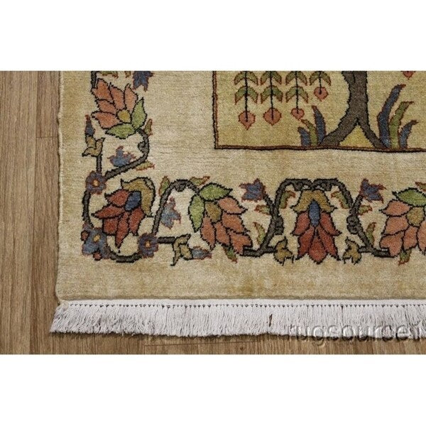Bakhtiari Genuine Wool Handmade Wool Oriental Area Rug Persian Red - 9'8" x 7'0"