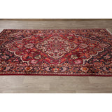 Bakhtiari Medallion Oriental Hand Knotted Wool Persian Area Rug - 9'9" x 6'8"