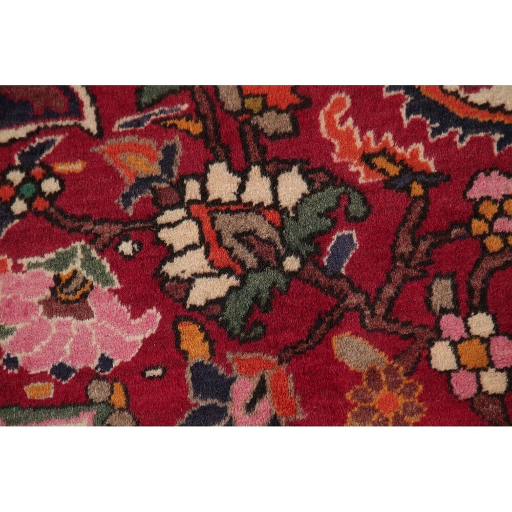 Bakhtiari Medallion Oriental Hand Knotted Wool Persian Area Rug - 9'9" x 6'8"