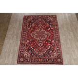 Bakhtiari Medallion Oriental Hand Knotted Wool Persian Area Rug - 9'9" x 6'8"