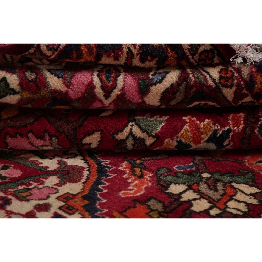 Bakhtiari Medallion Oriental Hand Knotted Wool Persian Area Rug - 9'9" x 6'8"