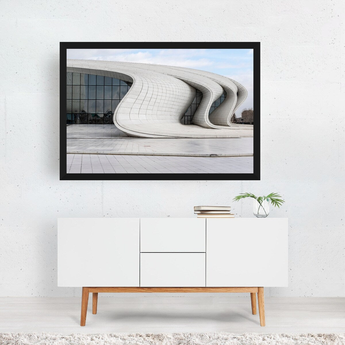 Baku Azerbaijan Photography Facade Art Print/Poster